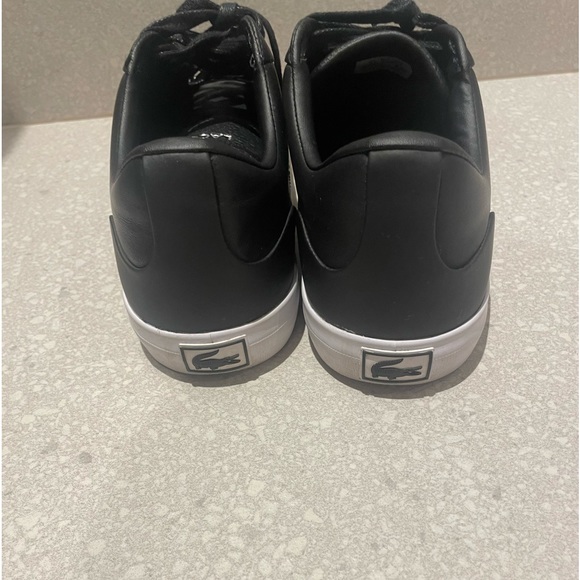 Souliers en cuire noir LACOSTE taille 8.5 - Picture 3 of 4